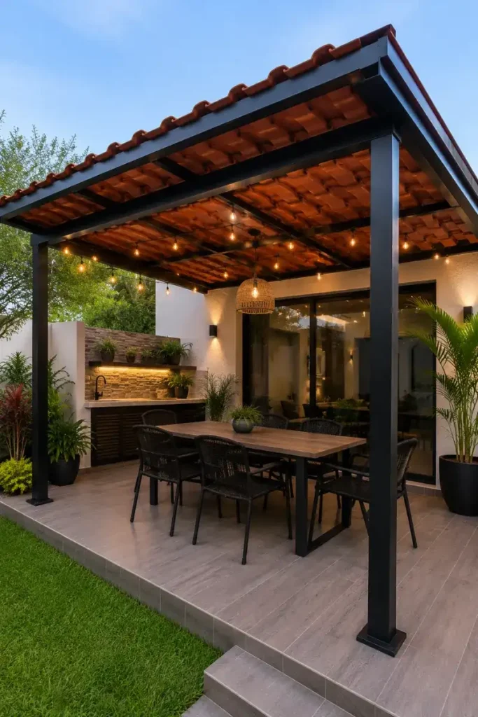 techos para patio con galvateja en Reynosa