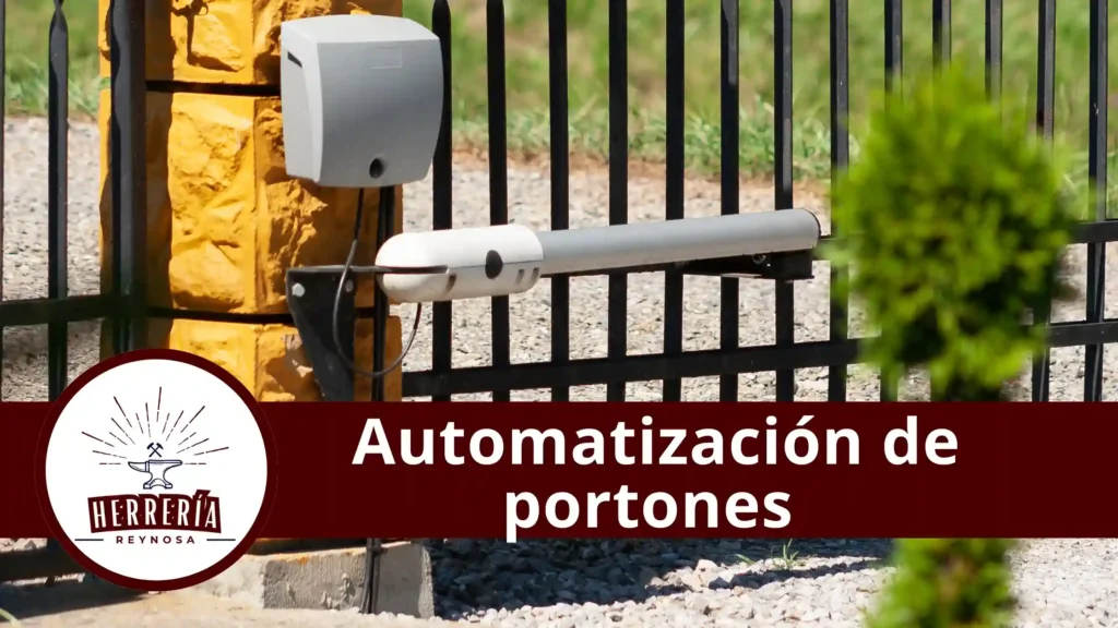 instalación de brazos para portón en Reynosa